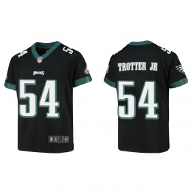 Youth Jeremiah Trotter Jr. Philadelphia Eagles Black Game Jersey