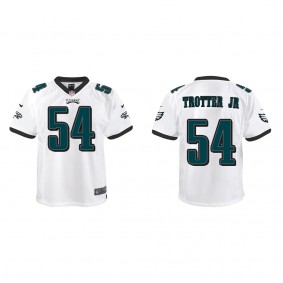 Youth Jeremiah Trotter Jr. Philadelphia Eagles White Game Jersey