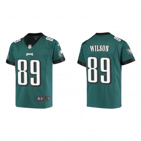 Youth Johnny Wilson Philadelphia Eagles Midnight Green Game Jersey