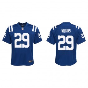 Youth Indianapolis Colts Jordan Wilkins Royal Game Jersey