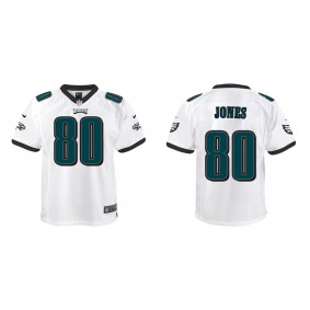 Youth Julio Jones Eagles White Game Jersey