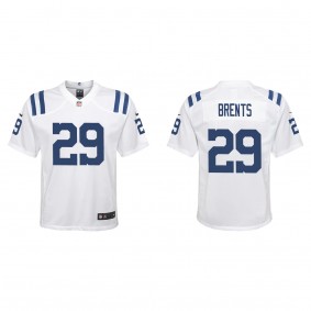 Youth Indianapolis Colts Julius Brents White 2023 NFL Draft Game Jersey