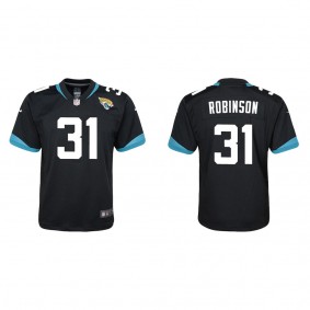 Youth Keilan Robinson Jacksonville Jaguars Black Game Jersey