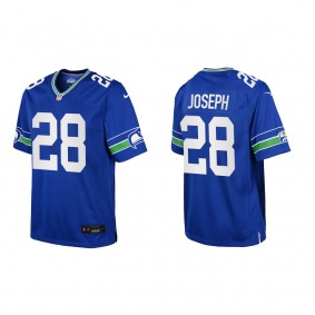 Youth Seattle Seahawks Kelvin Joseph Royal Throwback Game Jersey