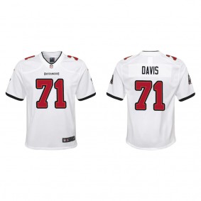 Youth Tampa Bay Buccaneers Khalil Davis White Game Jersey