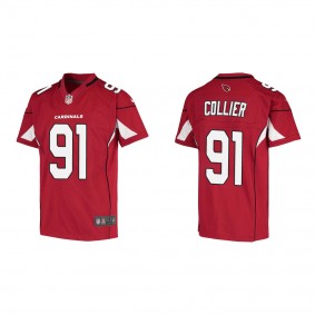 Youth L.J. Collier Arizona Cardinals Cardinal Game Jersey