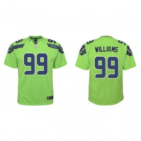 Youth Seattle Seahawks Leonard Williams Green Alternate Game Jersey