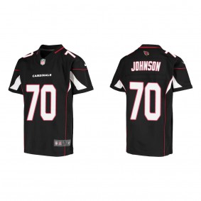 Youth Arizona Cardinals Paris Johnson Black 2023 NFL Draft Game Jersey