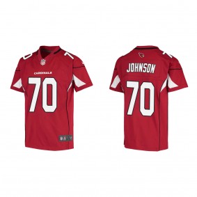 Youth Arizona Cardinals Paris Johnson Cardinal 2023 NFL Draft Game Jersey