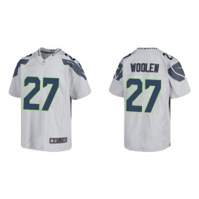 Youth Seattle Seahawks Tariq Woolen Gray Game Jersey