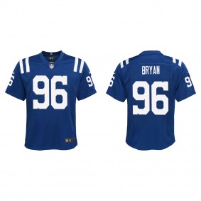 Youth Taven Bryan Indianapolis Colts Royal Game Jersey