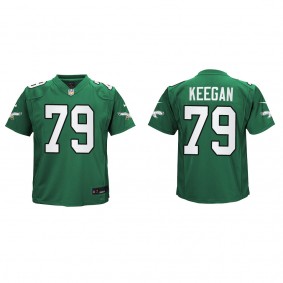 Youth Trevor Keegan Philadelphia Eagles Kelly Green Alternate Game Jersey