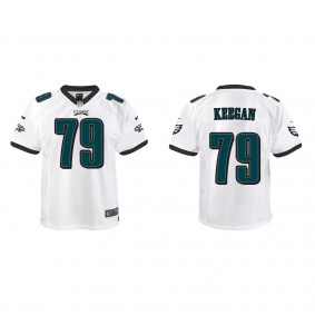 Youth Trevor Keegan Philadelphia Eagles White Game Jersey