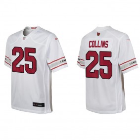 Youth Arizona Cardinals Zaven Collins White Game Jersey