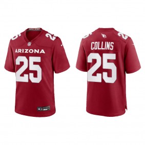 Men's Arizona Cardinals Zaven Collins Cardinal Game Jersey