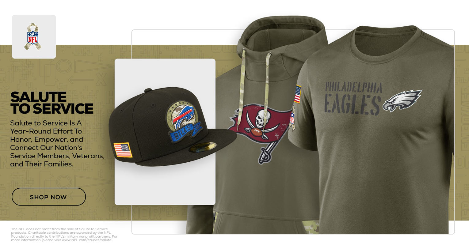 NFL Salute to Service Jerseys, Hoodies and Hats.